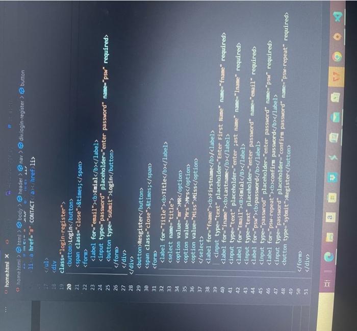 Solved how do I edit this html and css code so i can get a | Chegg.com