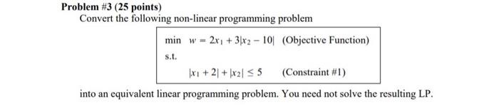 Solved Problem #3 ( 25 points) Convert the following | Chegg.com