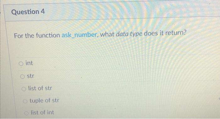 Solved For the function display_instruct, what does it | Chegg.com