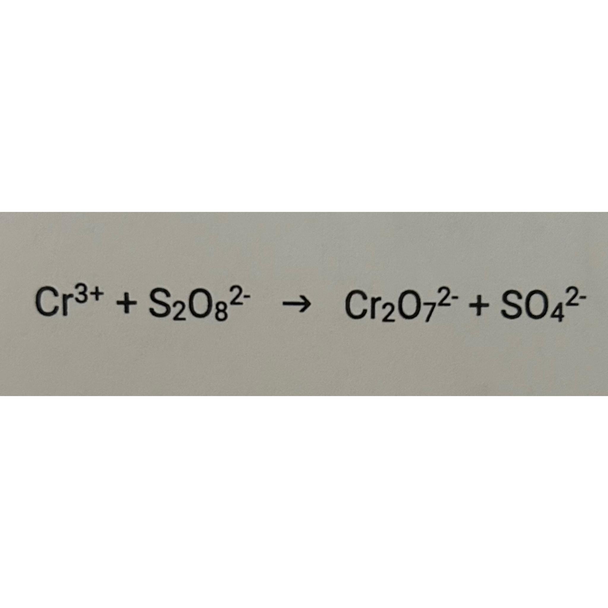Solved can you balance the following redox reaction using | Chegg.com