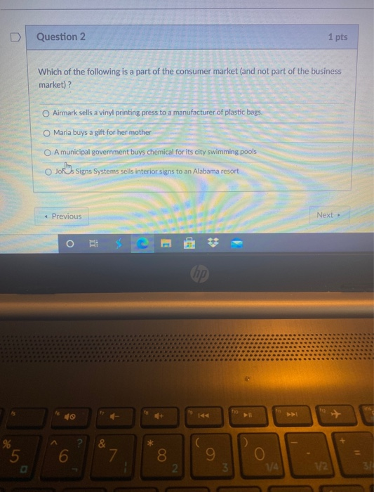 Solved Question 2 1 pts Which of the following is a part of | Chegg.com