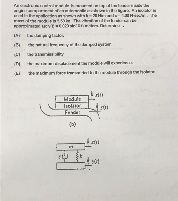 solved-an-electronic-control-module-is-mounted-on-top-of-the-chegg