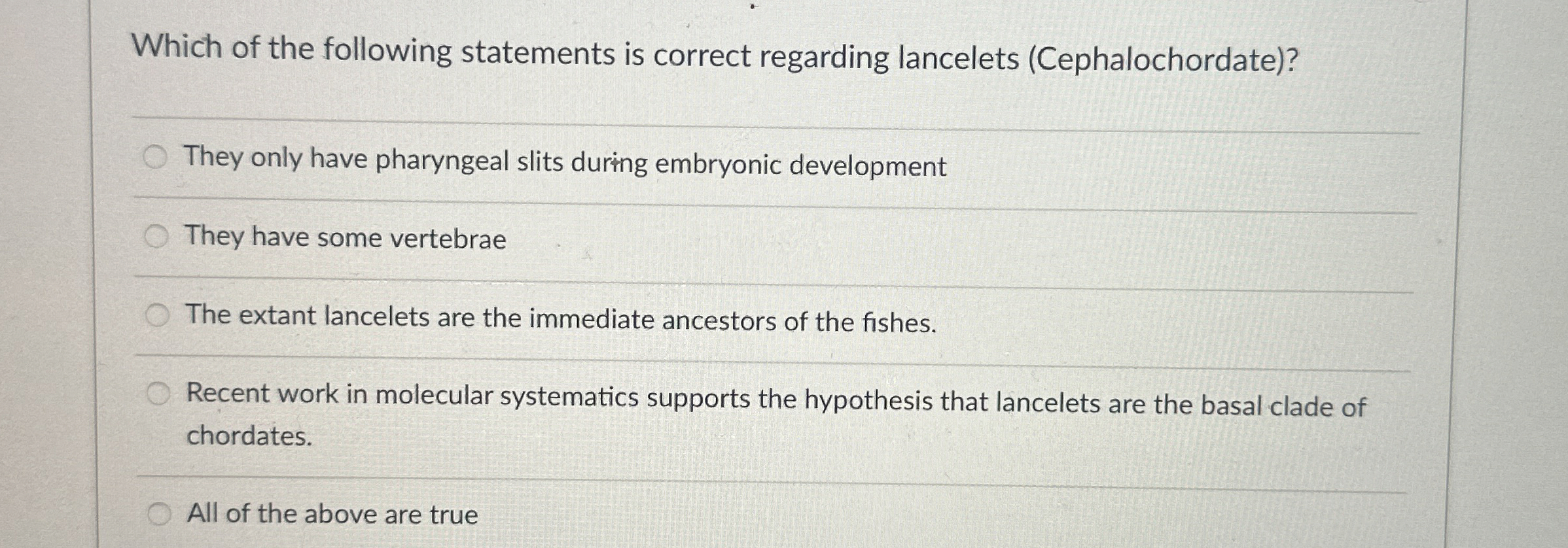 Solved Which of the following statements is correct | Chegg.com