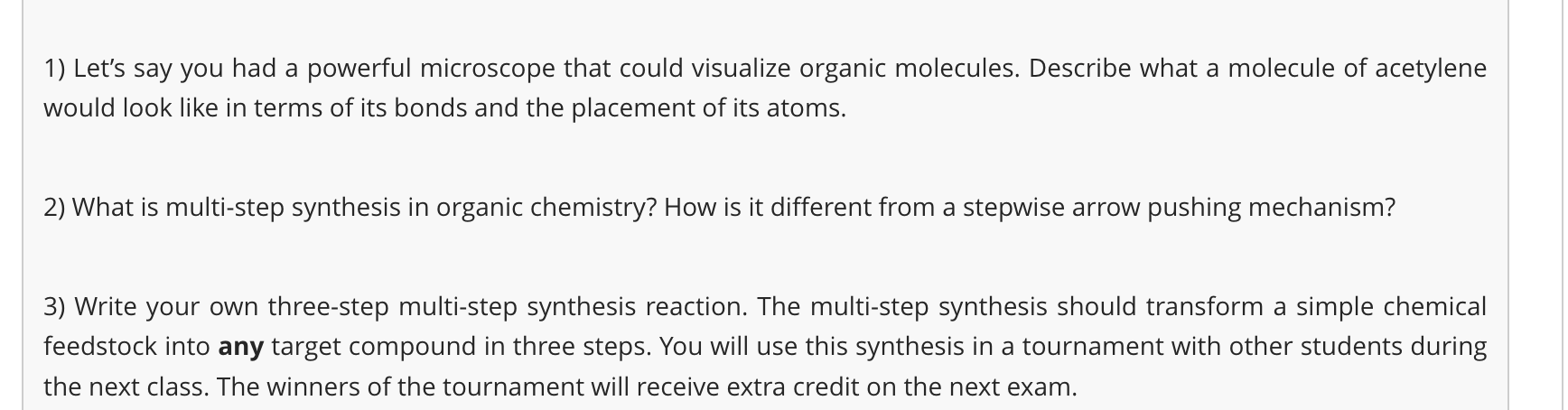 Solved 1) Let's say you had a powerful microscope that | Chegg.com
