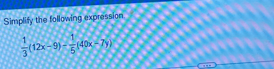 Solved Simplify the following | Chegg.com