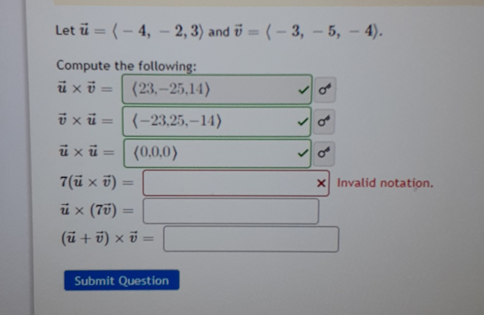 Solved Let U 4 2 3 And 7 3 5 4 O Compute Chegg Com