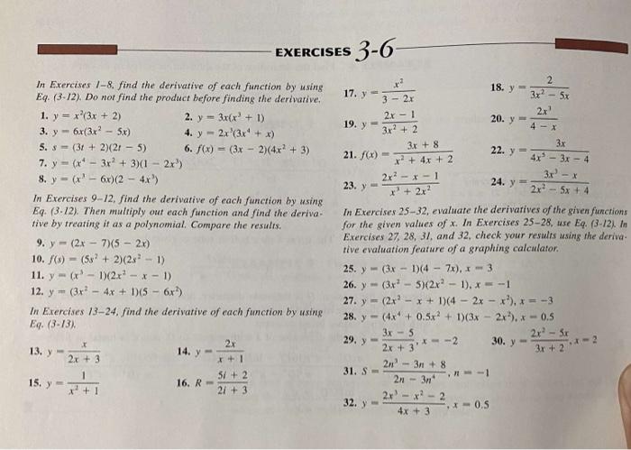 Solved please show all the steps and only fo the problems in | Chegg.com