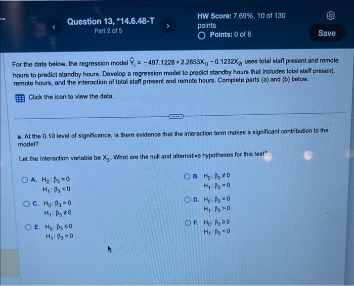 solved-for-the-data-below-the-regression-model-chegg