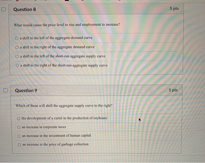 Solved Question 6 5 pts Which of these would NOT cause a | Chegg.com