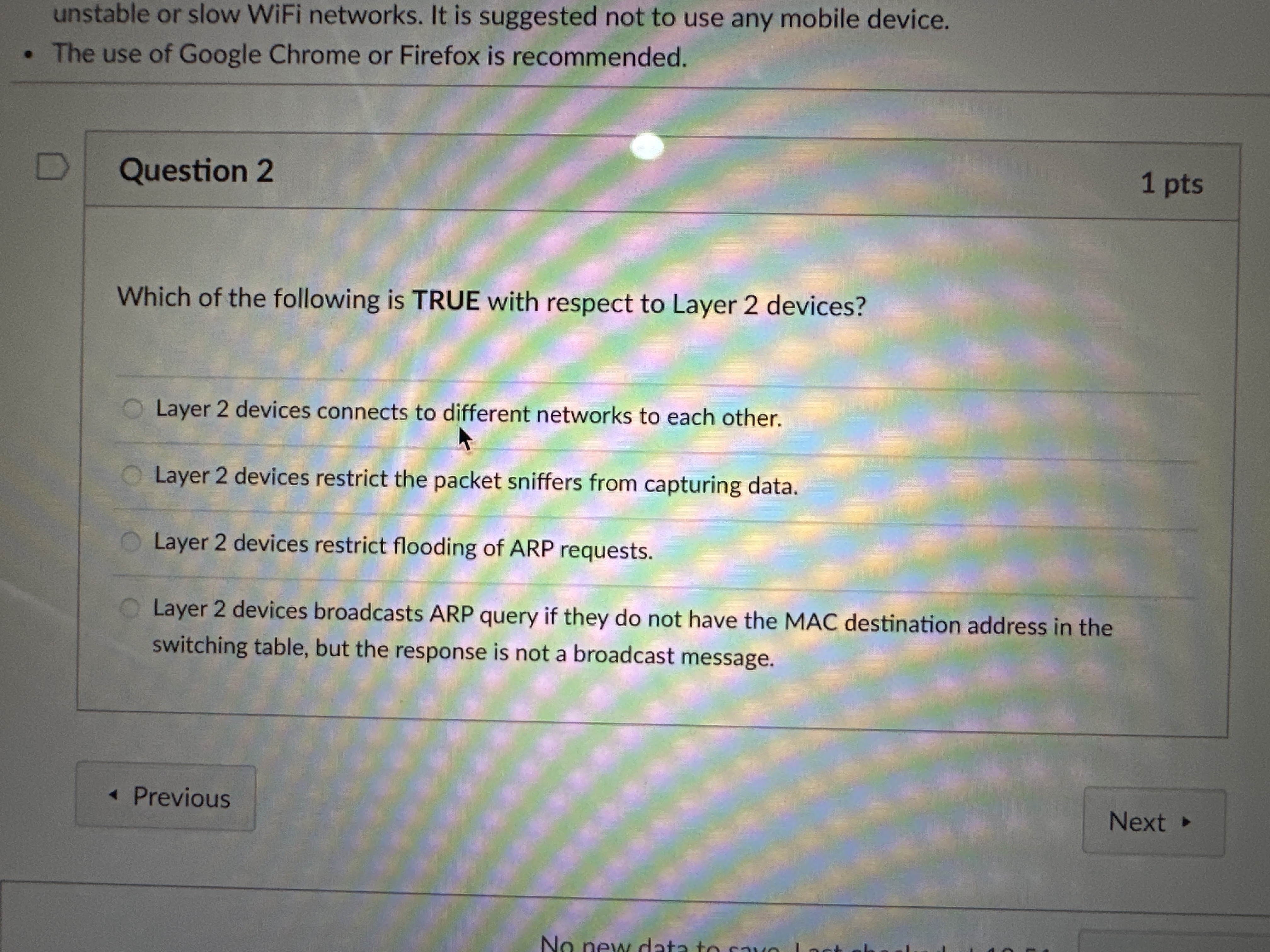Solved Question 2Which of the following is TRUE with respect | Chegg.com