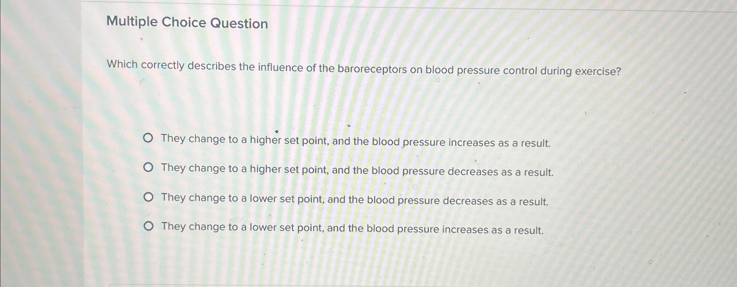 Solved Multiple Choice QuestionWhich correctly describes the | Chegg.com