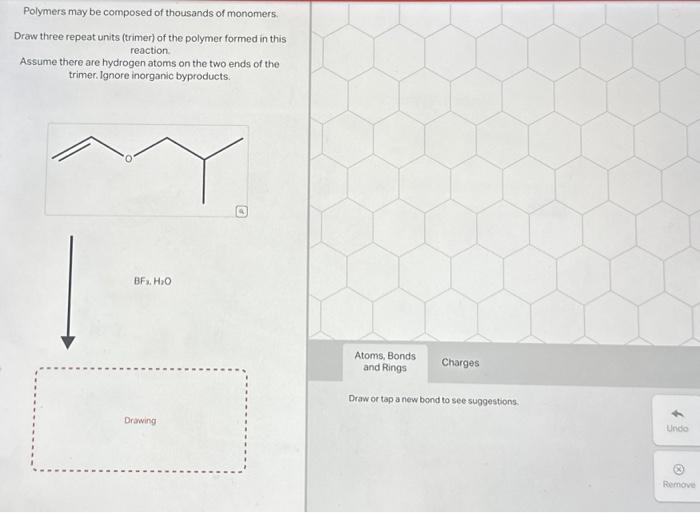 Solved Polymers May Be Composed Of Thousands Of Monomers. | Chegg.com