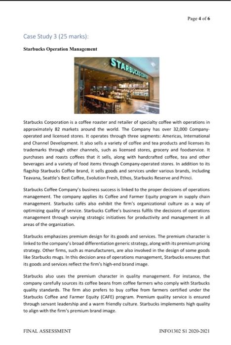 starbucks case study