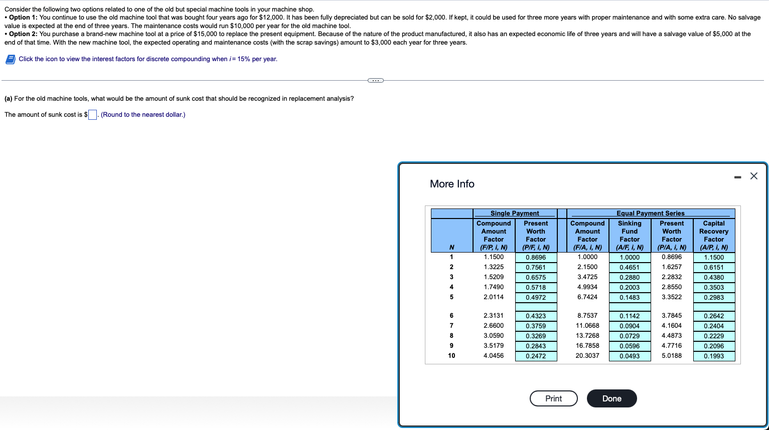 Solved Consider the following two options related to one of | Chegg.com