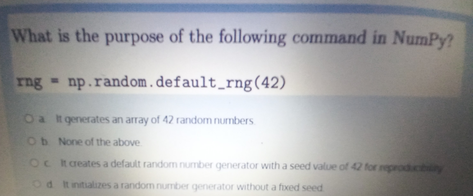 High Quality SOLUTION What is the purpose of the following command in ... image.