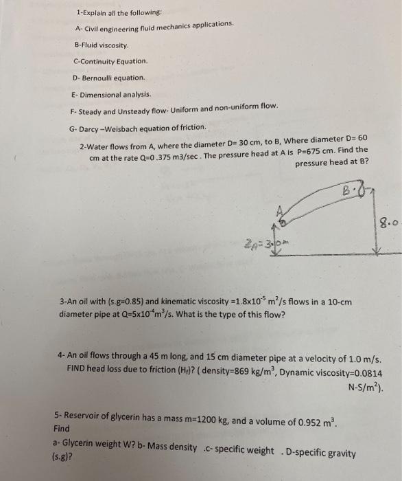 Solved 1-Explain all the following: A-Civil engineering | Chegg.com