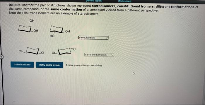 solved-indicate-whether-the-pair-of-structures-shown-chegg