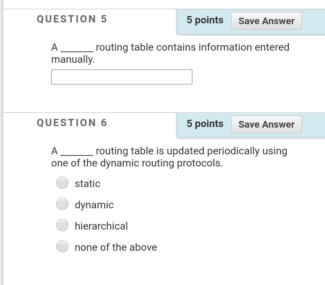 Solved QUESTION 7 5 points Save Answer Provide an