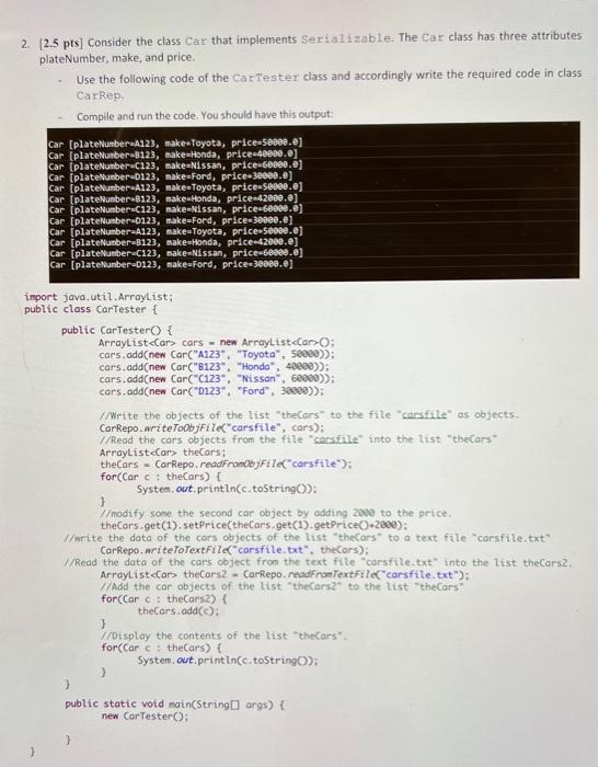 Solved ( follow the comments ) here is the code that you | Chegg.com