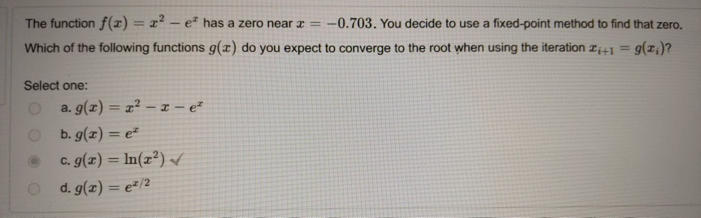 Solved I Don T Need The Answer I Know It S C I Want To Chegg Com