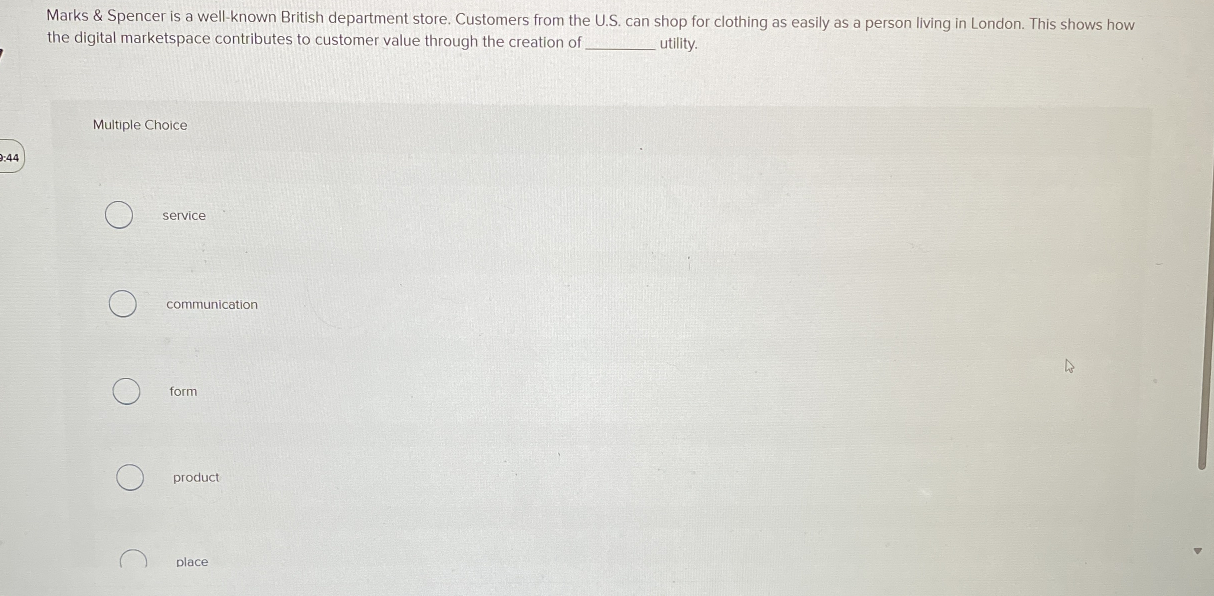 Solved Marks & Spencer is a wellknown British department