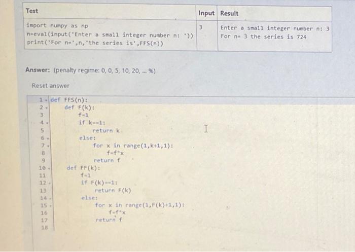 Solved In this exercise I managed to make a function that | Chegg.com