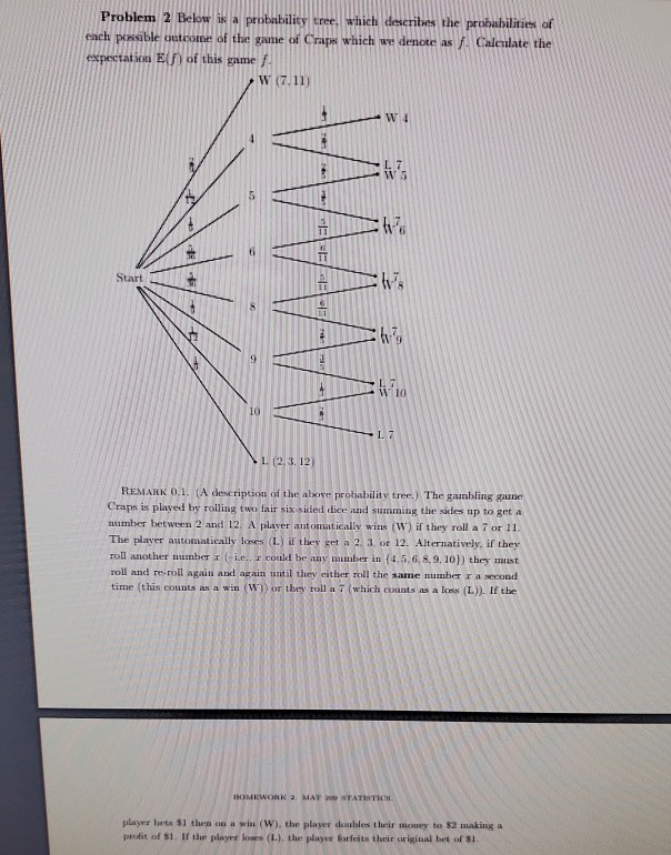 Probability Calculator Craps