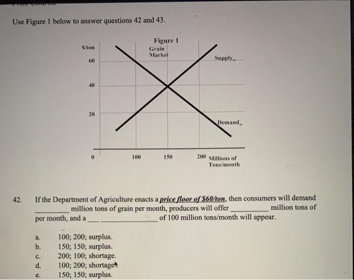 Solved ORGO Use Figure 1 below to answer questions 42 and | Chegg.com
