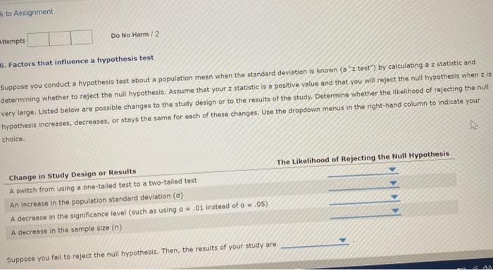 Solved k to Assignment Do No Harm 12 Attempts 6. Factors | Chegg.com