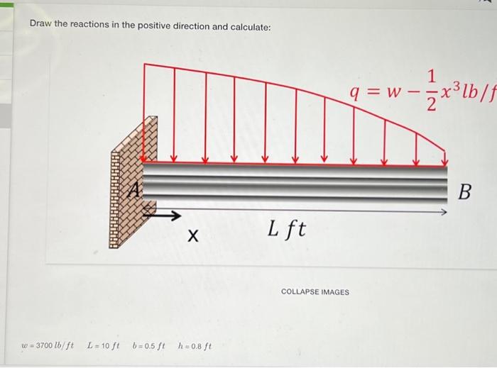 Solved Draw the reactions in the positive direction and | Chegg.com