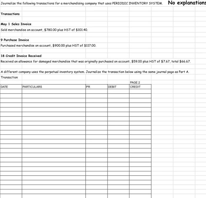 Solved Journalize the following transactions for a | Chegg.com