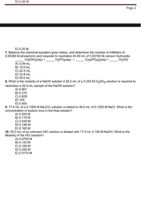 Solved Part B. Show Your Work 1. What Mass Of K2CO3 Is | Chegg.com