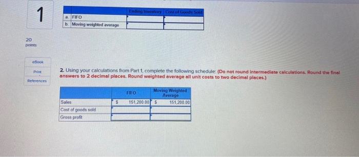 Solved Chapter 6 Lab Saved Problem 6-7A Gross profit | Chegg.com