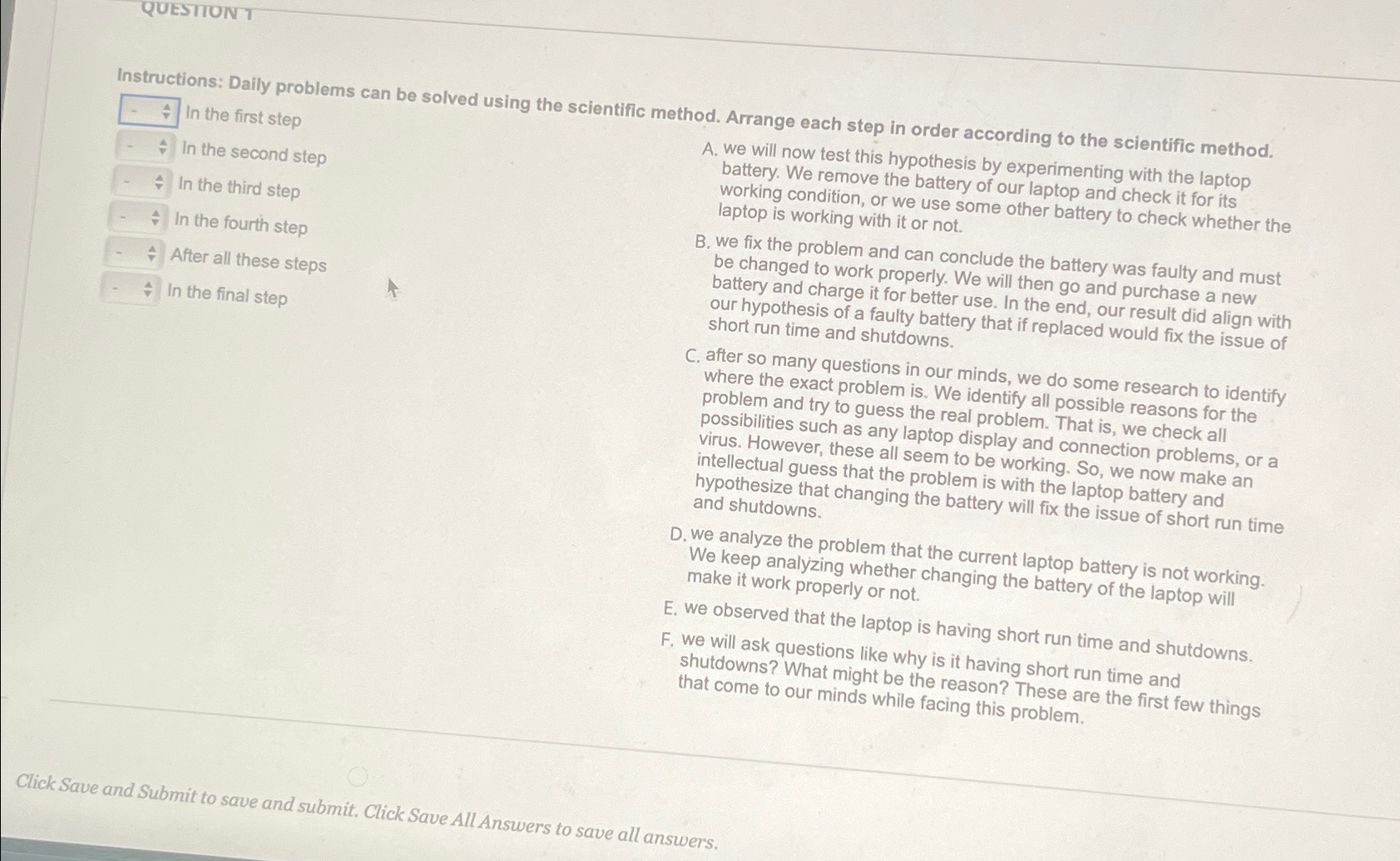 Solved QUESTIONTInstructions: Daily problems can be solved | Chegg.com