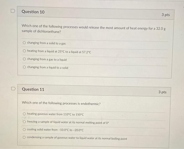 Solved Question 10 3 pts Which one of the following | Chegg.com