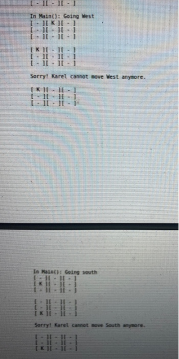 Solved # Challenge 4: Karel moves around in the world For | Chegg.com