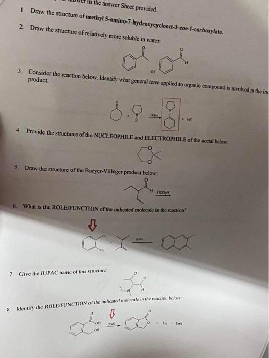 Solved Draw The Structure Of Methyl Chegg Com