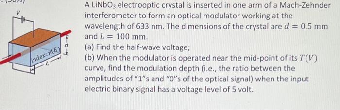 solved-index-n-e-a-linbo3-electrooptic-crystal-is-inserted-chegg