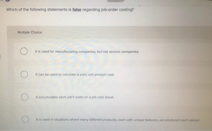 Which Of The Following Statements Regarding Employee Monitoring Is False Solved Which of the following statements is false regarding | Chegg.com