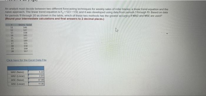 Solved SERT Problem 3-20 (Algo) An analyst must decide | Chegg.com