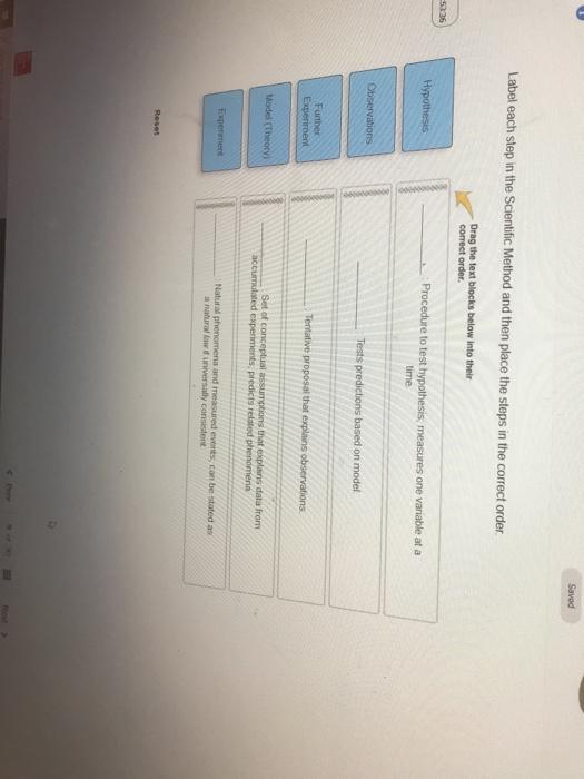 Solved Savod Label each step in the Scientific Method and | Chegg.com