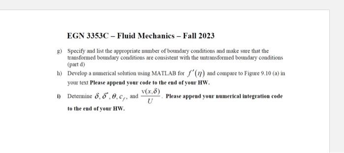 Solved Below Is The Continuity Or Mass Conservation 5264