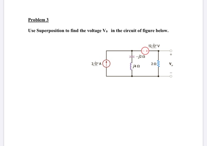 Solved Problem 5 Calculate I in the circuit of figure below | Chegg.com