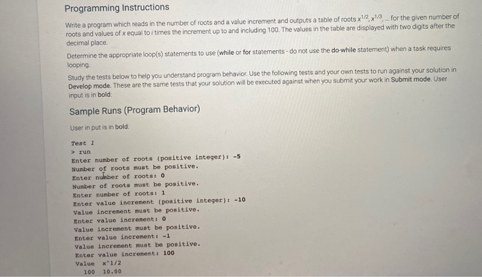 Solved Programming Instructions Write a program which reads | Chegg.com