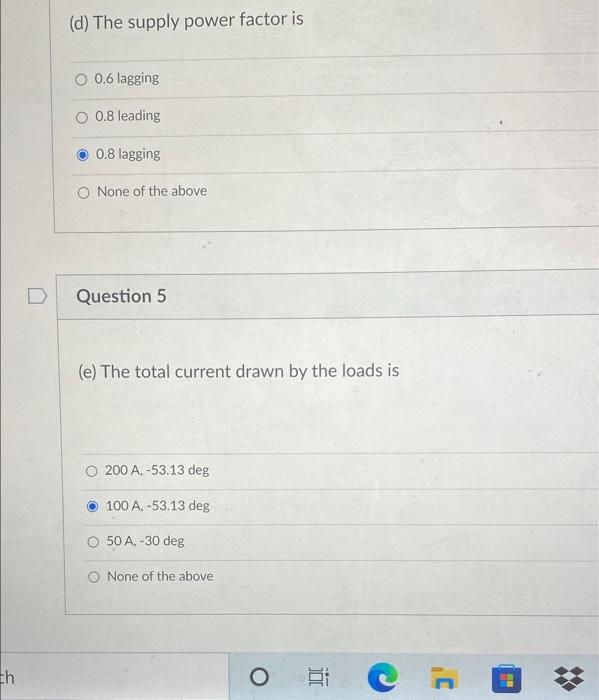 Solved Figure Below Shows Three Loads Connected In Parallel | Chegg.com