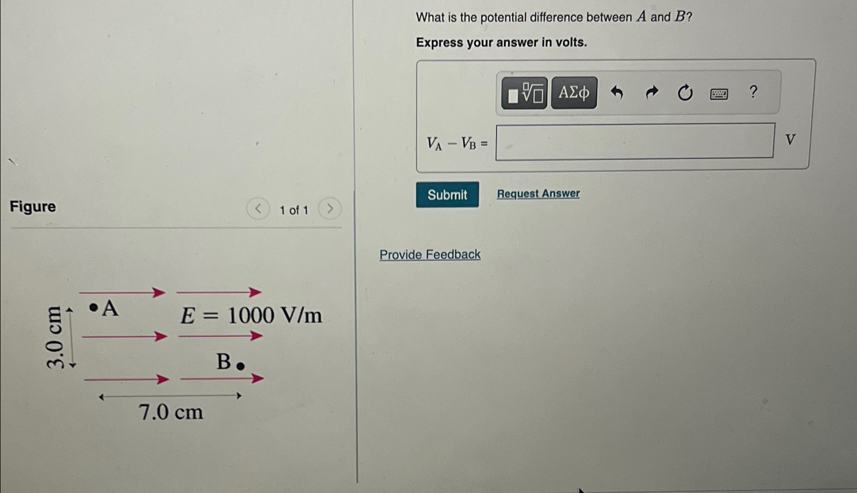 Solved What is the potential difference between A and | Chegg.com