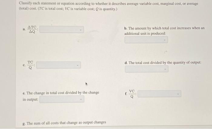 Solved Classify each statement or equation according to | Chegg.com