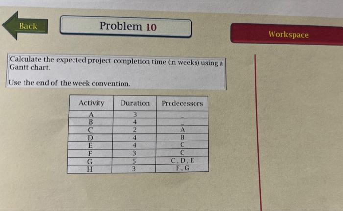 Solved Calculate The Expected Project Completion Time (in | Chegg.com