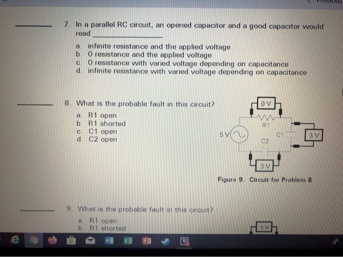 Solved Duwiau 1 A Shorted Capacitor In An Rc Circuit Series Chegg Solved Duwiau 1 A Shorted Capacitor In An Rc Circuit Series Chegg