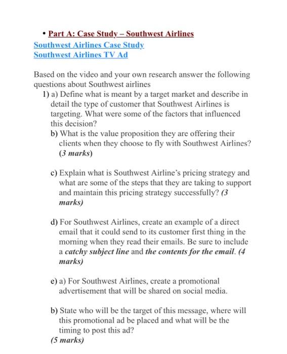 southwest airlines case study answers